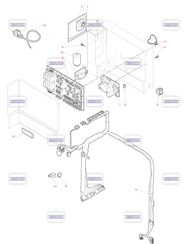 Pièces détachées 9000 - 230V 50Hz - Installation Èlectique - 4 - K0592X00 - Wittenborg 