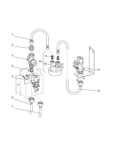 Pièces détachées 7600 - Freshbrew - Système à eau pour Filtre EVERPURE - 10 - K007X00 - Wittenborg 