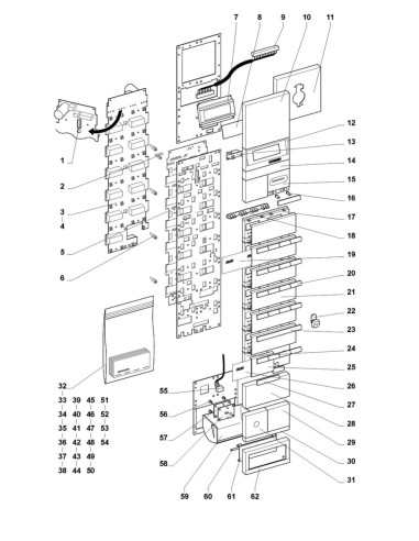 Pièces détachées 7600 - Freshbrew - Module de sélection - 3 - K007X02 - Wittenborg 