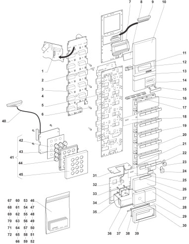 Pièces détachées 7600 - Freshbrew - Module de sélection - 2 - K007X03 - Wittenborg 