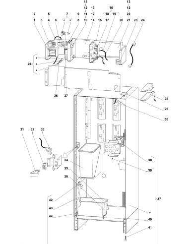 Pièces détachées 7600 - Freshbrew - Châssis et pièces électriques - 5 - K007X03 - Wittenborg 