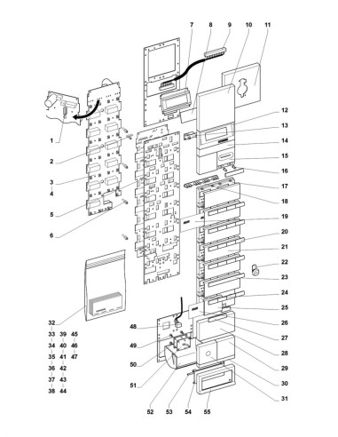 Pièces détachées 7600 - Instant - Module de sélection - 3 - K008X01 - Wittenborg 