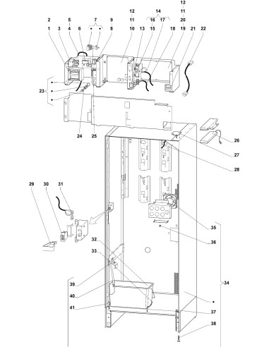 Pièces détachées 7600 - Instant - Châssis et pièces électriques - 5 - K008X02 - Wittenborg 