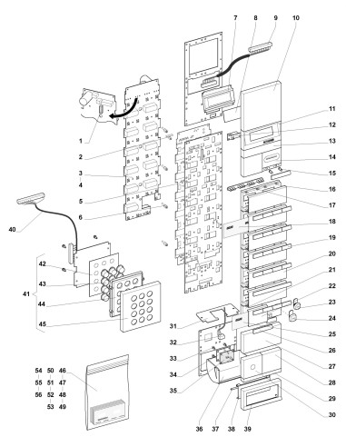 Pièces détachées 7600 - Instant - 220V 50Hz - Module de sélection - 2 - K008X03 - Wittenborg 