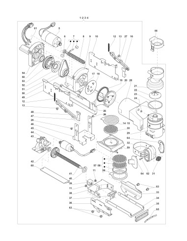 Pièces détachées 7600 Freshbrew Sigma - Ensemble infuseur Sigma - 7 - K022X00 - Wittenborg 