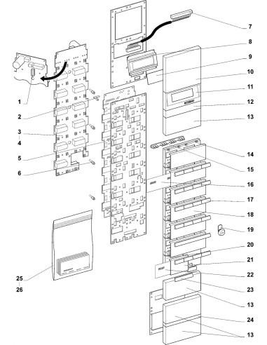 Pièces détachées Double Freshbrew Sigma - Module de sélection - 2 - K024X00 - Wittenborg 