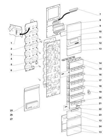 Pièces détachées Double Freshbrew Sigma - Module de sélection - 2 - K024X01 - Wittenborg 