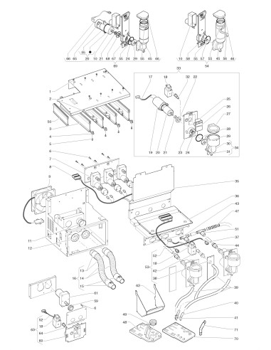 Pièces détachées 7100 - Freshbrew - Unité mixeur - 7 - K014X02 - Wittenborg 