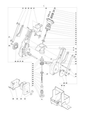 Pièces détachées Es 7100 Maxi - Groupe infuseur Z3000 - 5 - K032X00 - Wittenborg 