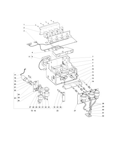 Pièces détachées Es 7100 Maxi - Unité de mixage  - 7 - K032X00 - Wittenborg 