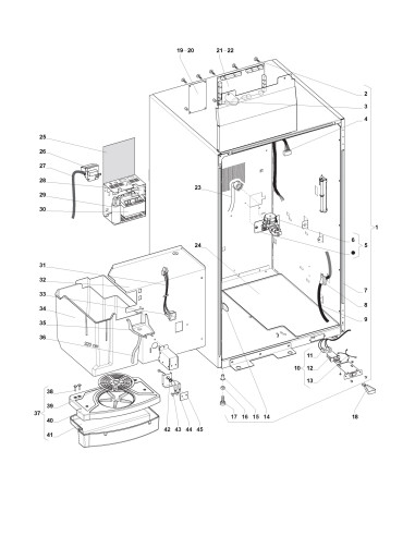 Pièces détachées 7300 Freshbrew Sigma - Châssis et pièces électriques - 4 - K037X00 - Wittenborg 