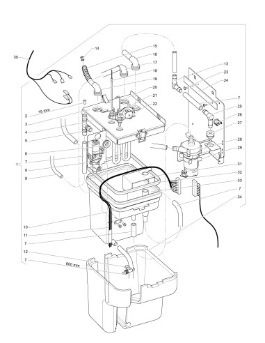 Pièces détachées 7300 Instant - Circuit hydraulique - 5 - K3842X00 - Wittenborg 