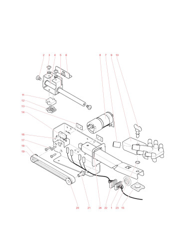 Pièces détachées 7300 Espresso - 230V 50Hz - Buses - 6 - C0472X00 - Wittenborg 