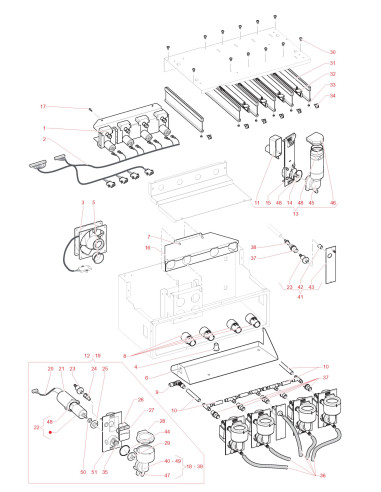 Pièces détachées 7300 Espresso - 230V 50Hz - Mixeur - 9 - C0472X00 - Wittenborg 