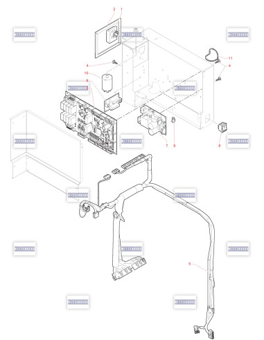 Pièces détachées 95 - 230V 50Hz - Installation Èlectique - 4 - K0572X02 - Wittenborg 