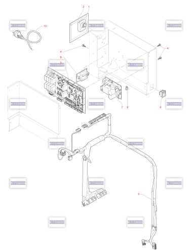 Pièces détachées 95 - 230V 50/60 Hz - Installation Èlectique - 4 - K0572X03 - Wittenborg 