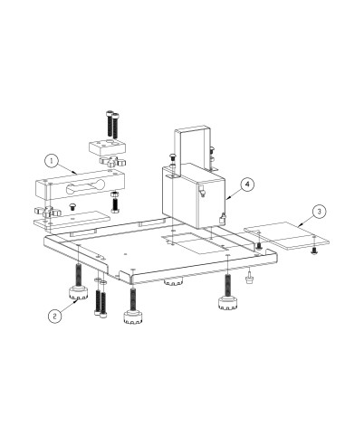 Vue éclatée 2 pour Balances LIBRA 20/5 INOX 