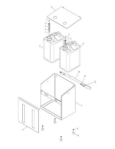 Vue éclatée 1 pour Machines Pour Sous Vide Kit per AOR cambio olio automatico - from 2022.05.11 