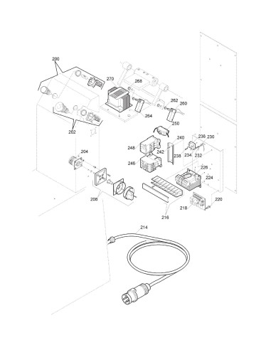 Vue éclatée 2 pour Cutter C15 CE 