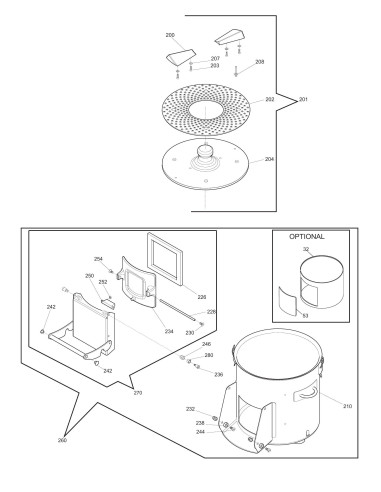 Vue éclatée 2 pour Lave - Moules PPR 10 E C 