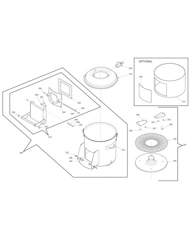 Vue éclatée 2 pour Lave - Moules PPR 20 C CE 