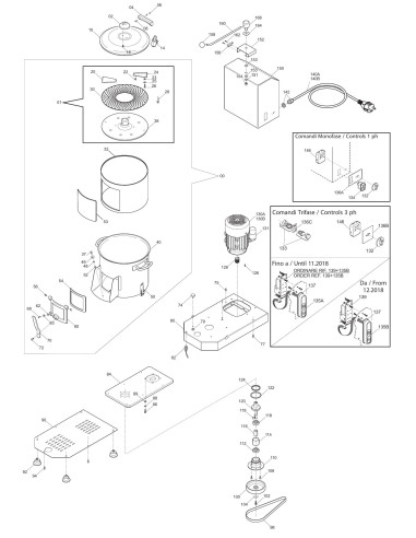 Vue éclatée 1 pour Lave - Moules PPR 6 C CE 