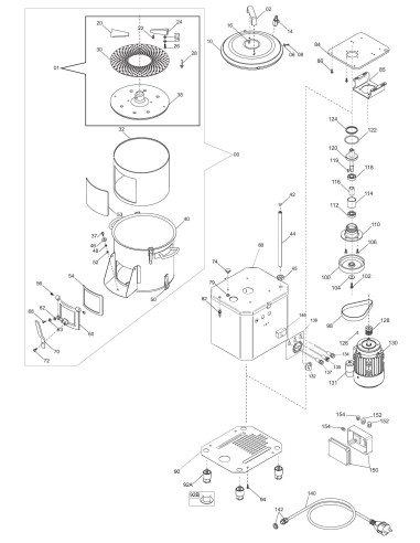 Vue éclatée 1 pour Lave - Moules PPR 6 E C CE - from 2022.06.01 