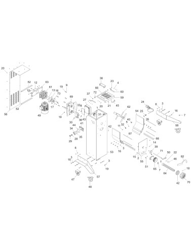 Vue éclatée 1 pour Machines A Pates CIAOPASTA 10 - from 2020.07 