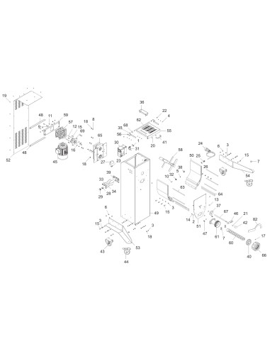 Vue éclatée 1 pour Machines A Pates CIAOPASTA 10 2V 