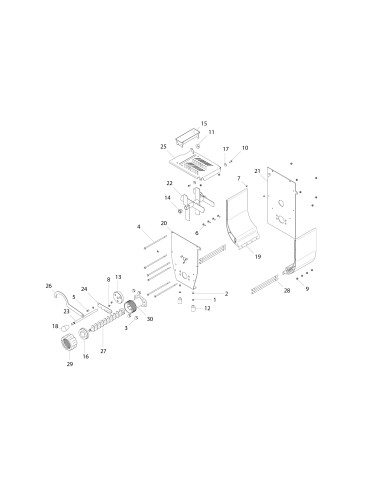 Vue éclatée 3 pour Machines A Pates CIAOPASTA 5 EL CE - from 2021.04.15 