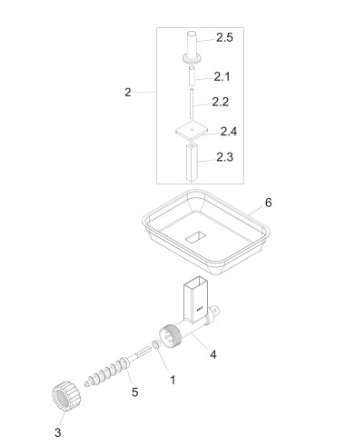 Vue éclatée 1 pour Machines A Pates I 2 PASTA 