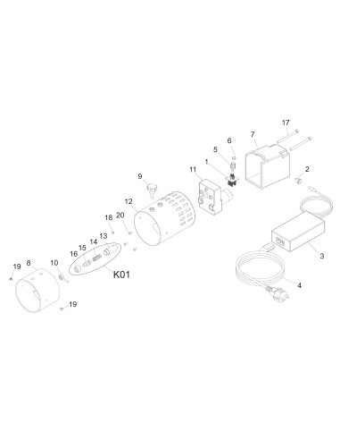 Vue éclatée 2 pour Machines A Pates I 2 PASTA 