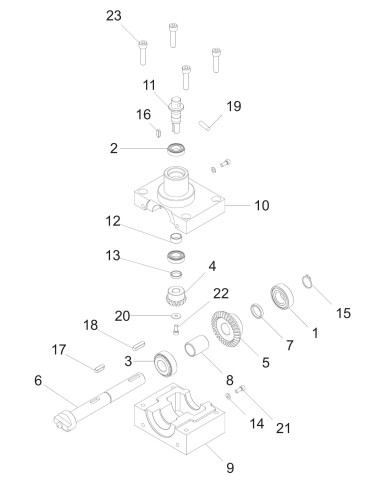 Vue éclatée 3 pour Machines A Pates PASTAJET EVO - from 2018.03 