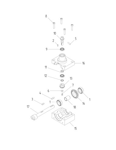 Vue éclatée 3 pour Machines A Pates PASTAJET EVO - from 2020.12 