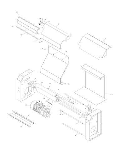 Vue éclatée 1 pour Machines A Pates TS 256 - from 2017.06 