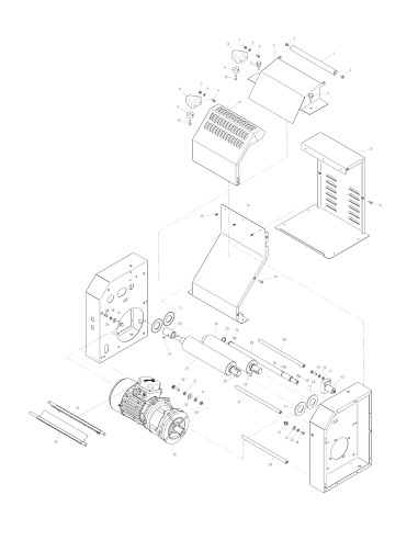 Vue éclatée 1 pour Machines A Pates TS 256 XP 