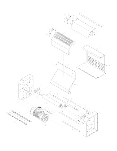 Vue éclatée 1 pour Machines A Pates TS 426 XP 