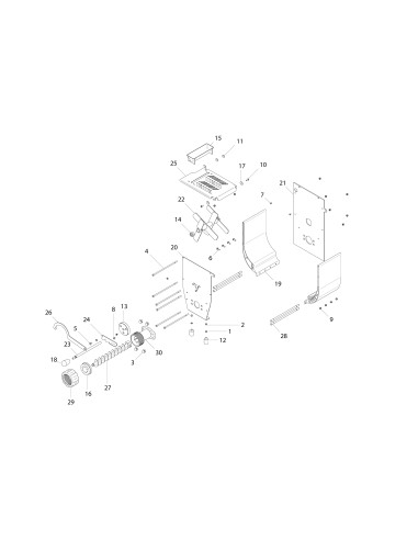 Vue éclatée 3 pour Machines A Pates 60Hz CIAOPASTA 5 EL TCE 110/60 - from 2021.04.15 