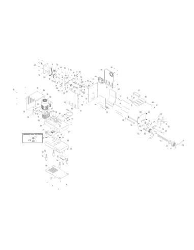 Vue éclatée 1 pour Machines A Pates 60Hz CIAOPASTA 5 ETL 110/60 from 04-11-2019 