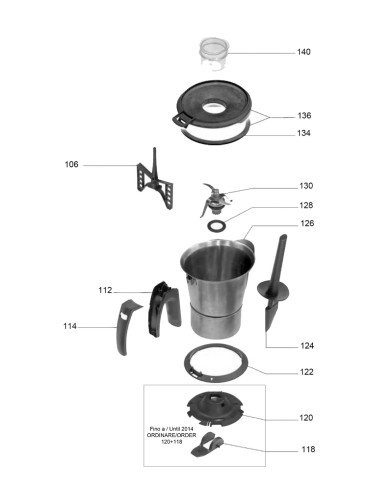 Vue éclatée 3 pour Minicooker - Mycook MINICOOKER / MYCOOK 