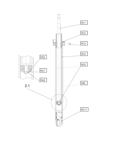 Vue éclatée 2 pour Pacojet PACOJET II 