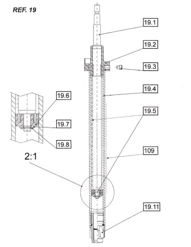 Vue éclatée 2 pour Pacojet PACOJET matr. From 50 08 09 30053 