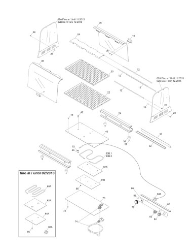 Vue éclatée 1 pour Vitrines Croissants VISION P2C 