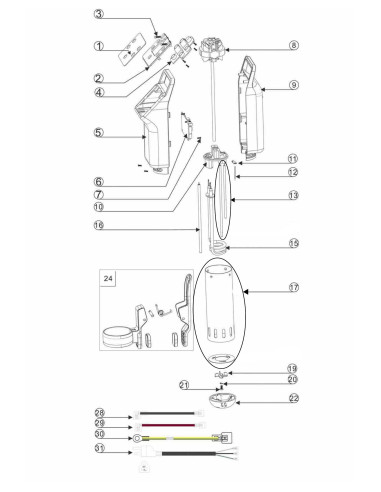 Vue éclatée 1 pour Softcooker SOFTCOOKER LIGHT 