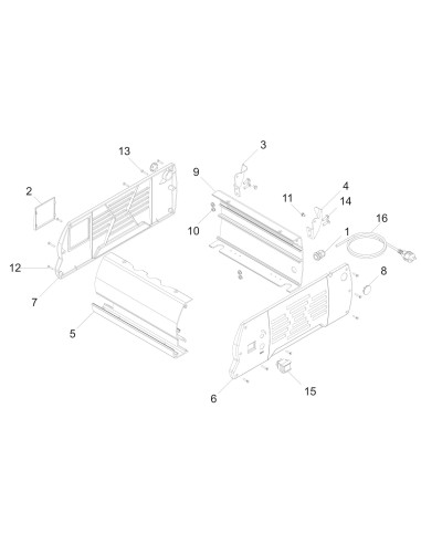 Vue éclatée 2 pour Machines Pour Sous Vide BABY SPACE 30 BX 