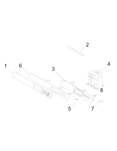 Vue éclatée 5 pour Machines Pour Sous Vide BABY SPACE 30 BX 