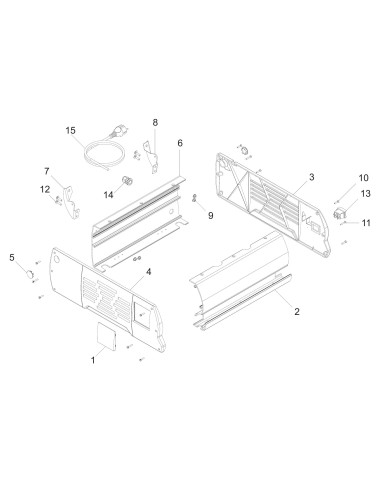 Vue éclatée 2 pour Machines Pour Sous Vide BABY SPACE 40 BX 