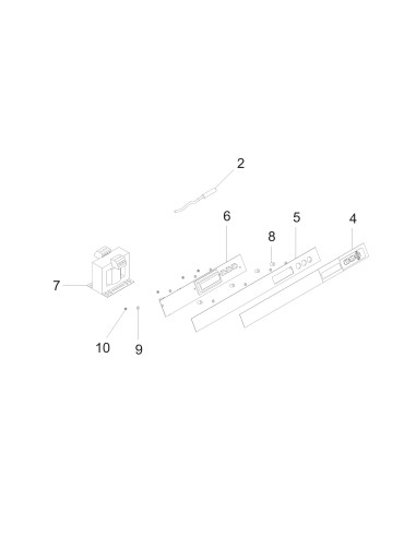 Vue éclatée 5 pour Machines Pour Sous Vide BABY SPACE 40 BX 