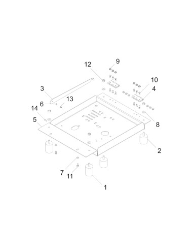 Vue éclatée 3 pour Machines Pour Sous Vide BABY SPACE TOUCH 30 BX 