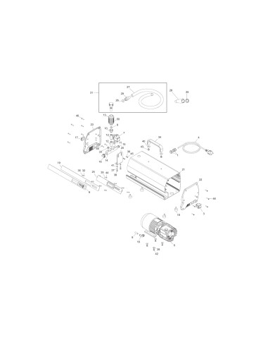 Vue éclatée 1 pour Machines Pour Sous Vide EX - SPACE p08 